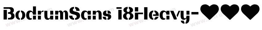 BodrumSans 18Heavy字体转换 BodrumSans 18Heavy字体转换